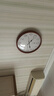 北极星（POLARIS）挂钟客厅新中式实木钟简约创意时钟石英钟表 9061简 实拍图