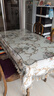 乐唯仕 高端欧式餐桌桌布高档台布奢华长方形茶几桌布布艺轻奢高级感正方形餐桌垫客厅家用西餐桌子垫子定制 洛丽塔-米 130*220cm(稍大餐桌) 实拍图