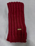 百搭韩版针织毛线红色围巾女2024圣诞冬季高级感新年礼物情侣围脖 针织围巾-酒红色-1个装-保暖 1 实拍图