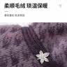 京堂京品中老年人帽子女秋冬季加绒毛线帽老人保暖兔毛帽送妈妈奶奶礼物 实拍图