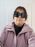 帕森（PARZIN）太阳镜女 复古大框时尚偏光太阳眼镜开车驾驶遮阳防晒墨镜 曜石黑-偏光（PZ91662） 实拍图