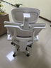南皇人体工学椅护腰电脑椅久坐不累办公椅电竞椅男可调节腰靠学习后躺 悬浮双背升降白-3级气杆-铝合金脚-搁脚-155°无极后躺 120-155度(含) 联动扶手 实拍图