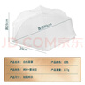 拜杰盖菜罩可折叠菜罩家用食物饭菜防尘罩防苍蝇餐桌罩白色圆形 80cm 实拍图
