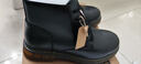 马登男士马丁靴秋冬加绒工装靴英伦风黑色休闲皮鞋男通勤百搭真皮靴子 黑色 [软皮/6孔]情侣款 42 男码 实拍图