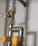 潜水艇（Submarine）4分活接三通燃气阀门黄铜燃气阀天然气一分二路独立开关燃气球阀 A2:活接三通U阀门DN15（双开关） 实拍图