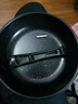 【亏本清仓】韩式麦饭石色不粘锅平底锅铁锅电磁炉不带盖 黑色小煎锅 16cm 实拍图