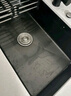 松鲸 厨房水槽大单槽台下盆手工不锈钢洗菜盆一体盆洗菜池洗碗淘菜盆 C套餐-配冷热抽拉龙头 三孔单槽-68*45cm 实拍图