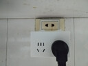 公牛（BULL）插座扩展器一转多/一转三插座/转换插头/转换器/插排/插线板 适用卧室厨房  3位无开关 GN-ZA221 实拍图