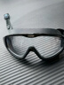 匹克成人游泳镜男女高清防雾防水大框一体专业潜水游泳眼镜透明黑色 实拍图