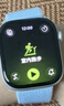 Apple/苹果 Watch Series 10 智能手表GPS款42毫米银色铝金属表壳青云色回环式运动表带MX1L3CH/B 实拍图