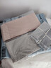 MUJI棉蜂窝纹面巾 薄型 长款纯棉洗脸毛巾擦脸洗澡巾 烟熏粉色34x85cm 实拍图