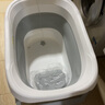 世纪宝贝（babyhood）儿童泡澡桶折叠浴桶 婴儿洗澡盆0-10岁家用加大感温款 赠浴凳330 实拍图