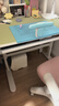 京东京造儿童学习桌 电脑桌 儿童书桌写字桌【进口实木 可升降书桌】1m 实拍图