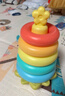 COOKSS婴儿叠叠乐套圈玩具早教益智不倒翁可啃咬彩虹塔套圈玩具 实拍图