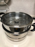苏泊尔（SUPOR）304不锈钢蒸锅双层加厚复底汤锅带蒸笼燃气电磁炉通用 【双层加厚】旗舰款 26cm 实拍图