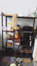 全品屋厨房用具置物架落地多层多功能层架收纳家用水果蔬菜篮子储物货架 【四网四层】90*32*135加高层高 加厚材质 实拍图