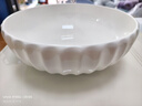 富彩陶瓷纯白特大号汤盆碗家用创意个性酸菜鱼汤锅釉下彩大汤碗鱼盆汤古 12英寸大汤碗1个（5L） 实拍图