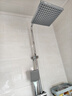 莱尔诗丹淋浴花洒套装 方形喷枪花洒银色 全铜主体龙头增压花洒全套 F816 实拍图