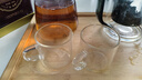 忆壶茶 玻璃小茶杯功夫茶具套装家用待客泡茶杯子带把办公室喝茶杯4只装 实拍图