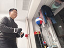 创步（CHUANGBU）拳击训练器速度球家用成人儿童立式沙袋击打回弹躲闪球解压反应靶 【红蓝-加强款】12吸盘/防爆球体 实拍图