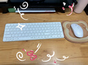 雷柏（Rapoo）9300S 99键无线/蓝牙多模键鼠套装 刀锋超薄紧凑便携无线键盘 支持Windows/MacOS双系统 白色 实拍图