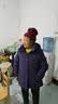 雅鹿奶奶羽绒服短款中老年妈妈加厚冬装60岁70老人老太太保暖鸭绒外套 紫罗兰 3XL 建议125-135斤 实拍图