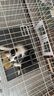 憨憨宠 狗笼猫笼 狗笼子小型犬带厕所幼犬折叠便携猫笼子宠物笼具兔笼 白色 前出盘狗丝笼 85*61*71cm 实拍图