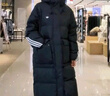 阿迪达斯（adidas）三叶草系列 男女 3S LONG DOWN U 长款羽绒服 KC2564 黑色 XS 实拍图