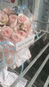 百花馆情人节鲜花粉玫瑰花满天星真花束生日礼物送女友同城速配小时达 春日序曲-3朵粉玫|dyr87 实拍图
