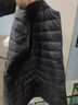 京东京造【零压排骨羽绒】轻薄羽绒服男外套冬季防钻绒马甲背心 曜石黑 L 实拍图
