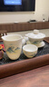 金镶玉功夫茶具整套装陶白瓷家用泡茶高端送人礼盒羊脂玉金亭山水 实拍图