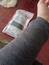 浪莎（LangSha）过膝袜套女秋冬加绒加厚高筒长袜毛圈厚袜子保暖护膝长筒腿套黑灰 实拍图