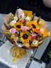 馨仪鲜花速递玫瑰向日葵康乃馨花束生日礼物全国同城配送 向日葵玫瑰混搭花束 实拍图
