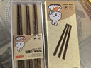 京东京造 筷子 家用食品接触级餐具无漆无蜡儿童筷【鸡翅木实木】3双装 实拍图