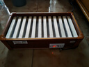 万宝实木烤火炉取暖器家用暖脚器烤火箱电暖足家用烤火器办公室烤脚取暖器烘脚器电热烤火盆客厅 豪华双人款60*32CM【智能控温-过热保护】 实拍图