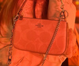 蔻驰（COACH）女包Nolita19腋下包手拿包手腕包麻将包轻奢新年礼物女 CZ979 IMXI9 实拍图