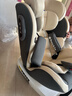 Heekin德国 儿童安全座椅汽车用0-4-12岁婴儿宝宝360度旋转ISOFIX硬接口 尊享灰(遮阳棚+上拉带+侧保护) 实拍图