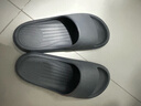 朴西香蕉船情侣凉拖鞋女浴室不易滑室内居家四季拖鞋男 深灰 44-45 实拍图