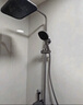 九牧（JOMOO） 花洒淋浴套装钢琴键大置物喷枪自动除垢顶喷淋浴器琴雨系列 精铜耐用水路36602【枪灰】爆款 实拍图