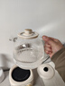 九阳（Joyoung）净萃全玻璃0胶水养生壶  办公室多功能煮茶器花茶壶 烧水壶恒温电热水壶 24h预约保温 1L WY107 实拍图