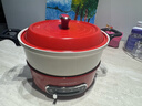 摩飞电器（Morphyrichards）多功能锅电火锅 家用3L烤涮一体电煮锅电炒锅电烧烤料理锅 跨年圣诞礼物电热火锅锅 MR9087 英石红 实拍图