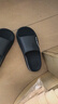 回力厚底防滑男女士凉拖室内外穿软底洗澡浴室拖鞋HL0212蓝灰40-41 实拍图
