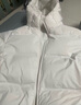 优衣库女装无缝羽绒连帽外套/外套夹克478577 01 乳白色 XS 实拍图