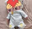 优奇婴儿连体衣保暖春秋款夹棉秋装新生儿衣服宝宝外出哈衣加厚秋冬季 实拍图