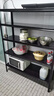 UOEN厨房置物架家用多功能仓储多层落地储物收纳杂物快递橱柜铁货架子 实拍图