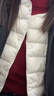 鸭鸭（YAYA）轻薄羽绒马甲女士短款2025年秋冬季新款韩版时尚内胆轻便羽绒服 米白色 XL 实拍图
