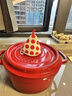 卡罗特珐琅锅铸铁锅家用送礼乔迁礼物炖锅炖盅砂锅汤锅不粘锅煮锅 24cm 实拍图