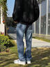 啄木鸟2026新款牛仔裤男春秋季宽松直筒阔腿裤子青少年男士休闲长裤子 637复古蓝【常规款】 XL 【建议体重130-145斤】 实拍图