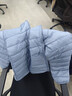 网易严选90鸭绒轻薄羽绒服保暖0压感排骨羽绒内胆防泼水蓄热抗菌外套 A款25秋冬90鲜绒立领-灰雾蓝 M 实拍图