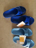 足间舞凉拖鞋男女春夏季情侣拖鞋 家居室内浴室防滑居家轻便一字型迷彩韩版时尚外穿拖鞋1912 深蓝色 42 实拍图